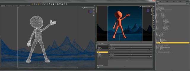 Set the Controls for the Heart of the Sun BTS wireframe