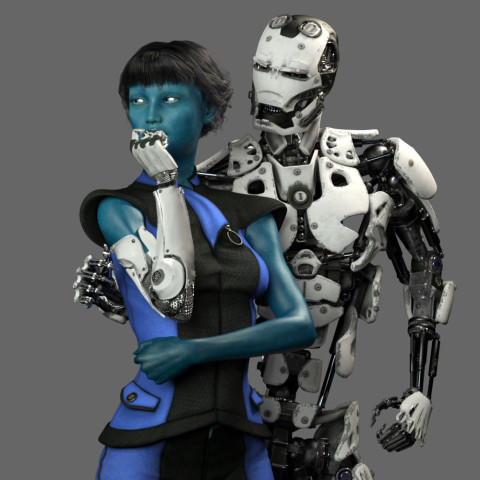Cyborg loves Robot test render 26 lyflannery skin cc
