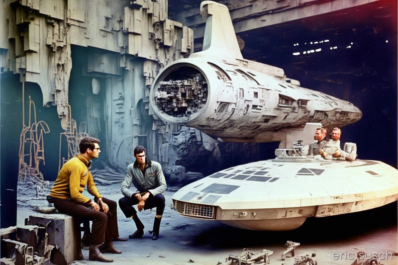 On location with Star Trek the Orignal Series in 1966