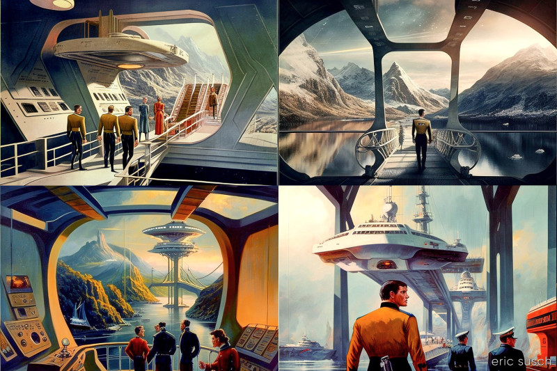 On the bridge of Star Trek the Orignal Series in 1966