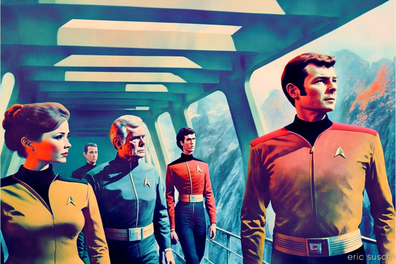 on the bridge of Star Trek the Orignal Series